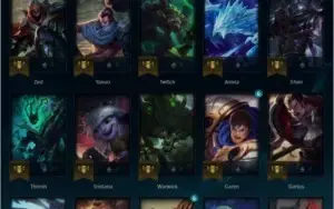 Conta lol platina 1, lv 43