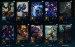 Conta lol platina 1, lv 43