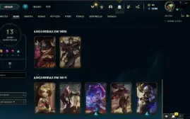 Conta Com Várias Skins (Yasuo Chefão, Qiyana True Damage+)
