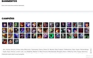 Conta unranked com 48 Champs e 12 Skins