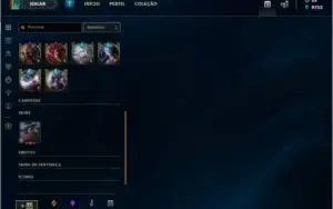 CONTA PLATINA 1 TODOS CAMPEÕES 158 SKINS!