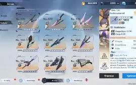 Conta Tower of Fantasy, 13 SSR + 3 SSR Full Constelação
