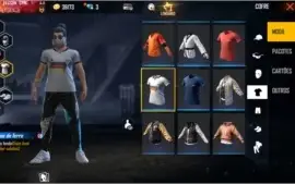 Conta Free fire Gemada, Angelical, camisas de time antigas