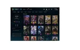 Conta LoL, 668 skins e todos os campeões + conta valorant