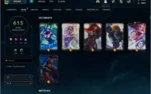 Conta LoL (desde 2010 - 615 skins - *Juiza Kayle - Lux TUDO)