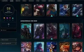 CONTA LINDAS SKINS E ULTIMATE UDYR