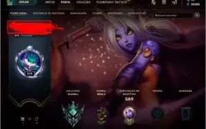 Conta LOL - PLATINA 1 - 599 SKINS