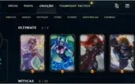 Conta LOL - PLATINA 1 - 599 SKINS