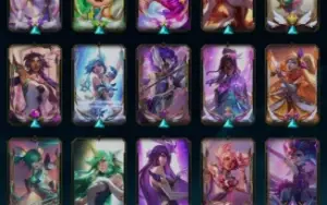 Conta Lol level 322 - Gold 2 - Muitas skins Lux borda.