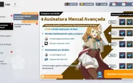 Conta Black Clover M - Mid/End Game - Seazonais + Cards, etc