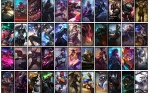 Conta ouro 1 com 122 Champs e 168 Skins + 1 Prestigio