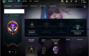 CONTA OURO 3 COM 48 SKINS E 57 CHAMPS
