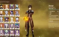 Ar 59 13 personagens 5* e 8 armas 5*