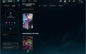 Conta prata 2 com 2 skins e 28 champs