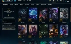 Conta prata 2 com 2 skins e 28 champs