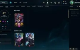CONTA VALORANT PLATINA 2, +CONTA DE  LOL, +SKINS!