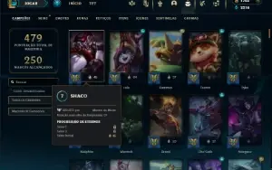 Bronze 3 com TODOS os champs e 109 Skins (Mais de 100 Jogos)