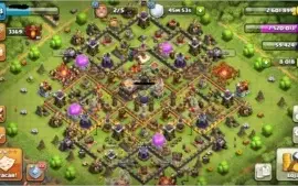 clash of clans cv 11 e conta clash royale