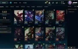 Vendo Conta Ouro 1 com 94 Champs e 84 Skins