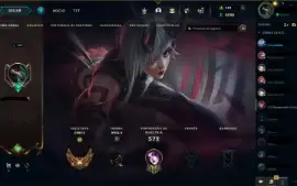 Conta Lol, nivel 527, todos campeões, 353 skins.