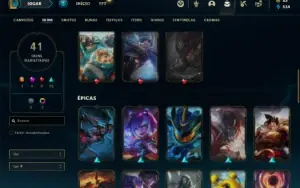 Conta Platina 3 com 70 Champs e 41 Skins