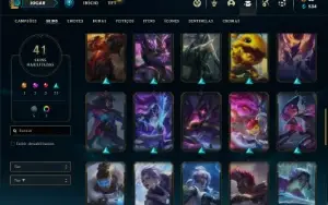 Conta Platina 3 com 70 Champs e 41 Skins
