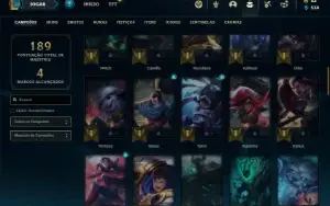 Conta Platina 3 com 70 Champs e 41 Skins