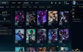Vendo ACC LOL 424 Skins