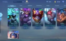 Conta Mlbb Top Full Emblemas Varias Skins Raras