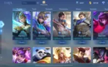 Conta Mlbb Top Full Emblemas Varias Skins Raras