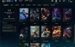 Conta prata 2  com 23 Champs e 5 Skins