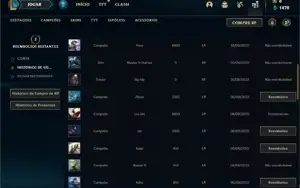 Conta prata 2  com 23 Champs e 5 Skins