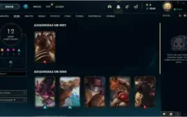 Conta LoL, Diamante IV, Muitas Skins