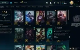 Conta LoL, Diamante IV, Muitas Skins