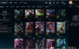 Conta LoL, Diamante IV, Muitas Skins