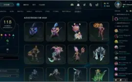 Conta Riot LOL+VALORANT 350+ skins
