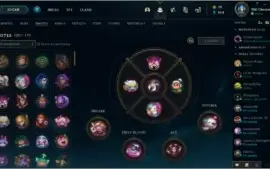 Conta Riot LOL+VALORANT 350+ skins