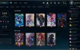Conta Riot LOL+VALORANT 350+ skins