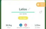 LATIOS - Pokemon Lendário