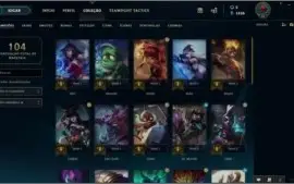 CONTA LOL PLATINA 1 - LVL 56