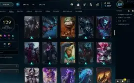 Conta LOL 129 skin 2 vitoriosas Prata 1