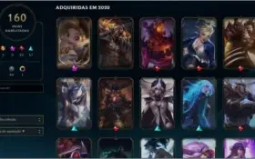 Conta LOL (League of Legends) DIAMANTE 4 160 SKINS