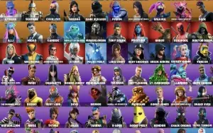 Conta fortnite 90 skins | The Reaper | Blue Squire | Royale