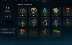 CONTA OURO 2, 229 SKINS, 23 CHROMAS, FULL CHAMPS