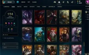 Conta League of Legends Nível 202 com 113 skins(9 Lendárias)
