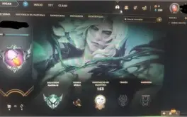 Conta wild rift Gold 4 vinculada a conta Platina 3 lol