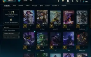 Conta ferro 1 com 26 Champs e 2 Skins
