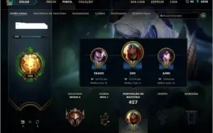 CONTA TOP lol