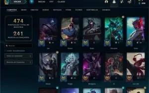Conta com 229 skins gold 2