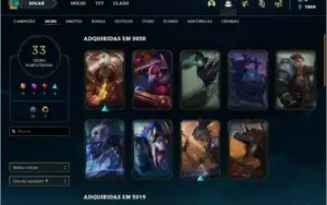 CONTA DE LOL GOLD / LEVEL 113 VÁRIAS SKINS BOAS